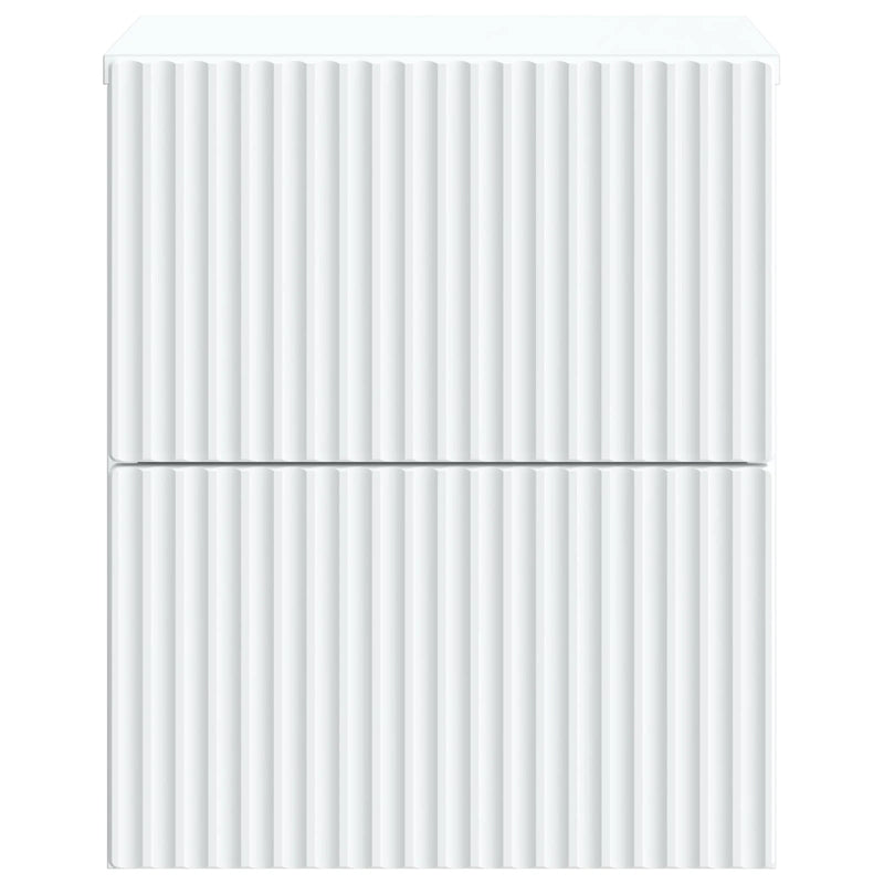 Wall-Mounted Bedside Cabinet White 33 x 34.5 x 40 cm
