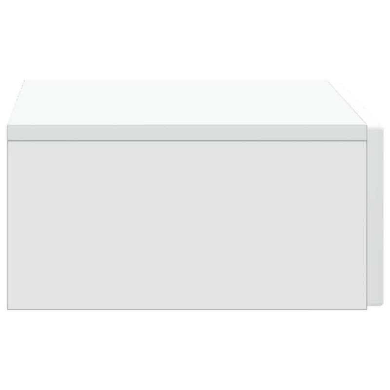 Wall-Mounted Side Table White 59 x 34.5 x 17 cm Engineered Wood