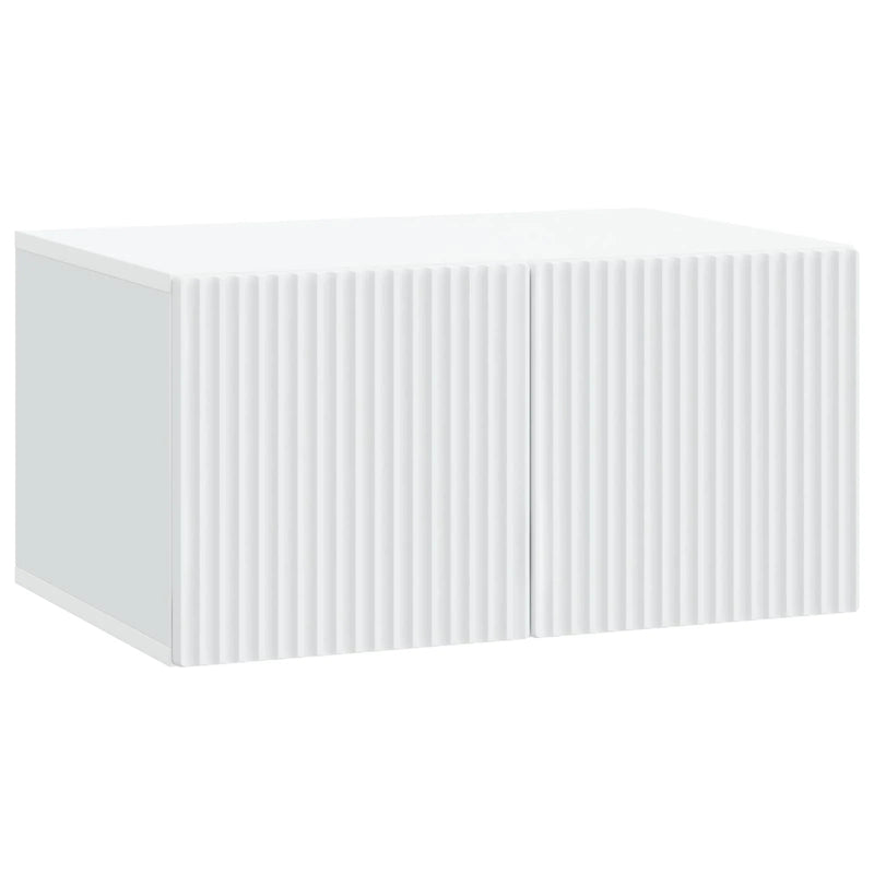 Wall-Mounted TV Cabinet White 59.5 x 41 x 30 cm Engineered Wood