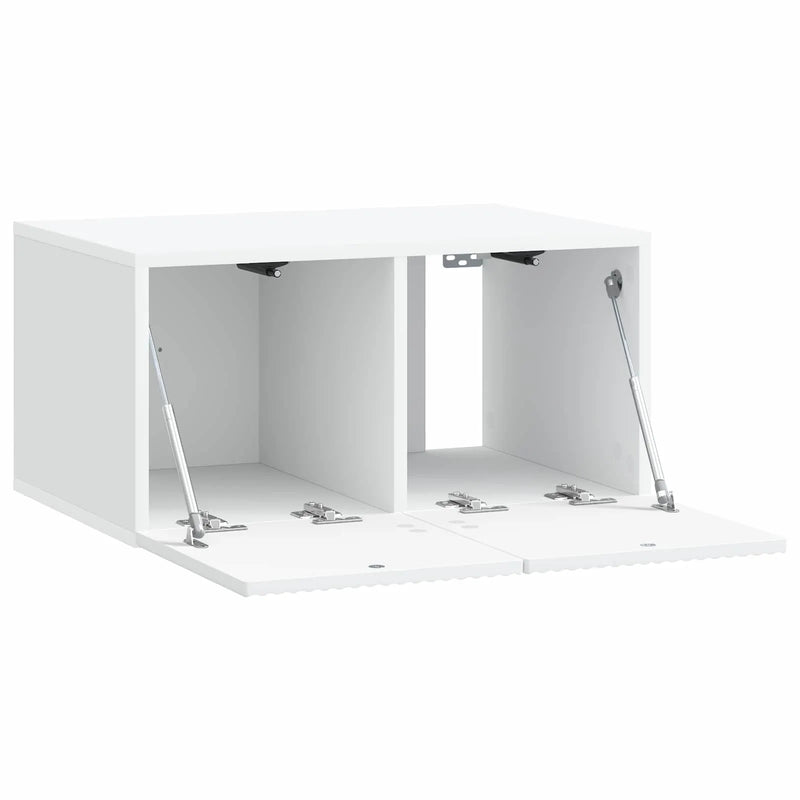 Wall-Mounted TV Cabinet White 59.5 x 41 x 30 cm Engineered Wood