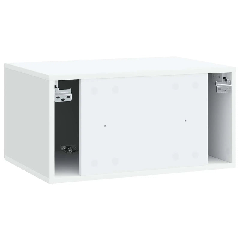 Wall-Mounted TV Cabinet White 59.5 x 41 x 30 cm Engineered Wood