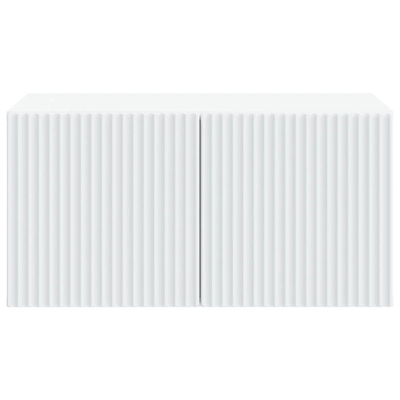 Wall-Mounted TV Cabinet White 59.5 x 41 x 30 cm Engineered Wood