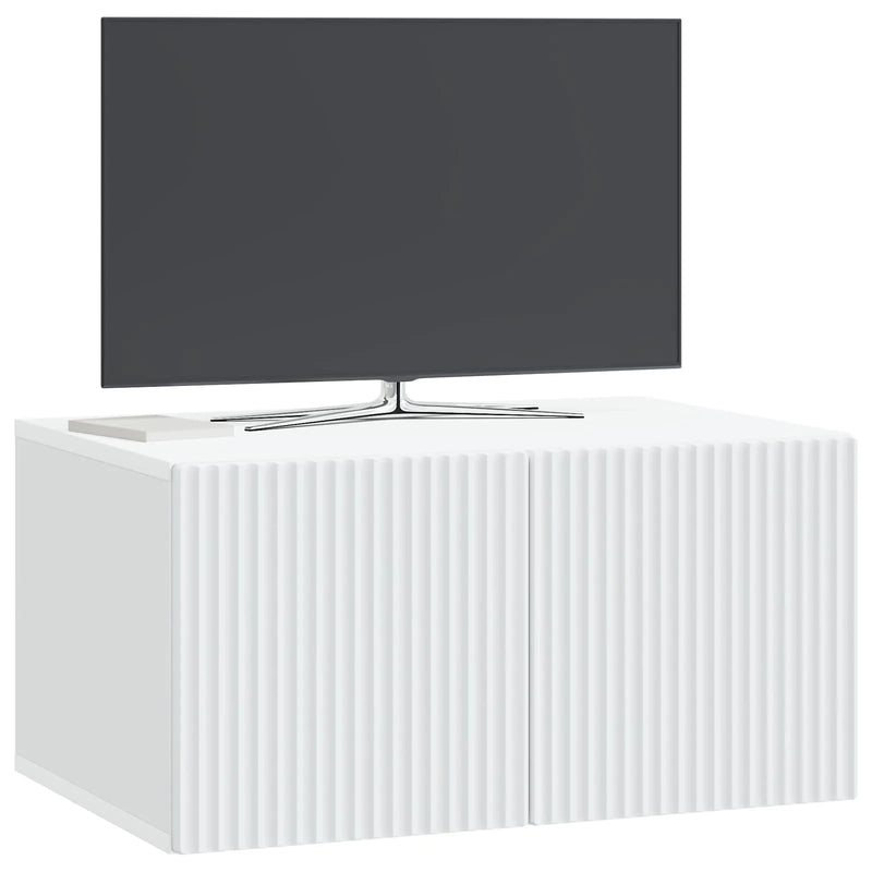 Wall-Mounted TV Cabinet White 59.5 x 41 x 30 cm Engineered Wood