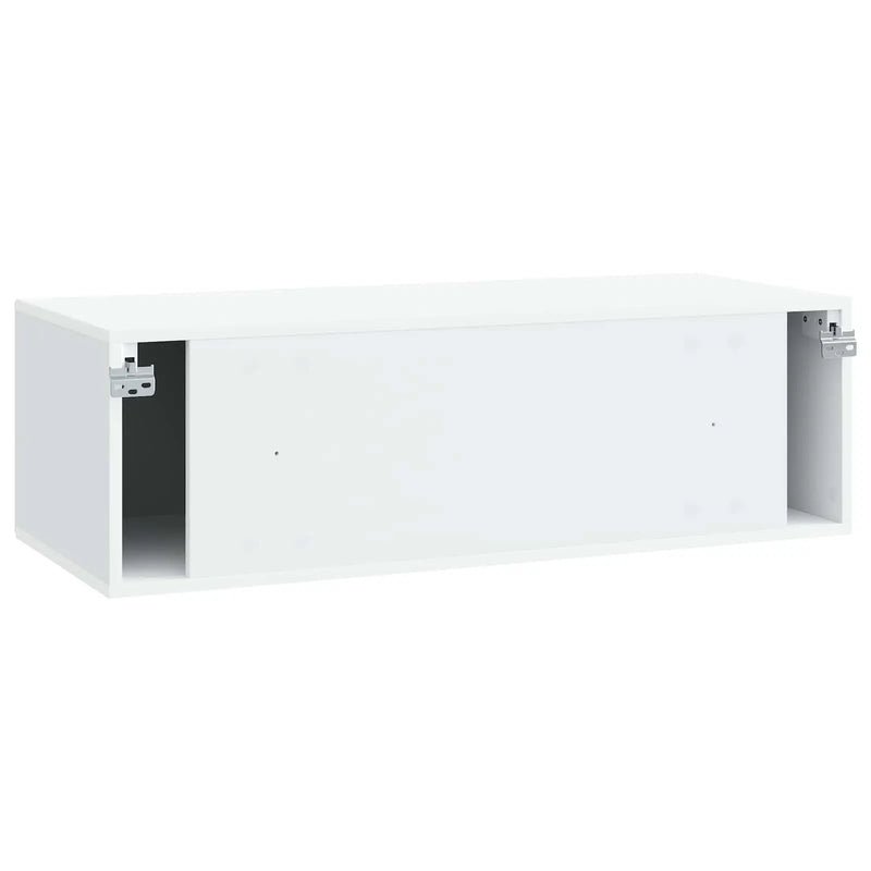 Wall-Mounted TV Cabinet White 98 x 41 x 30 cm Engineered Wood