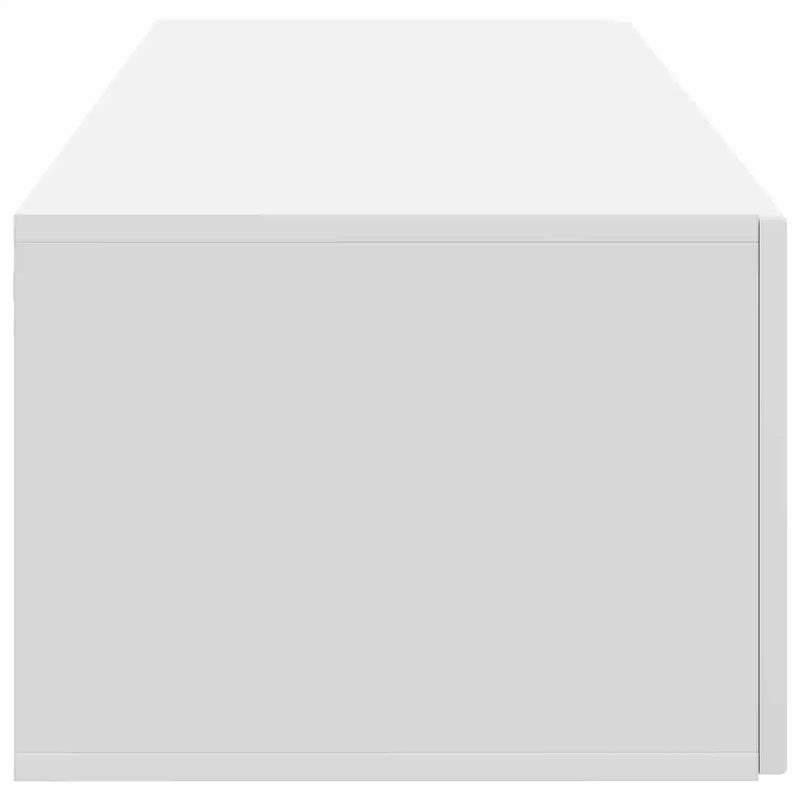 Wall-Mounted TV Cabinet White 98 x 41 x 30 cm Engineered Wood