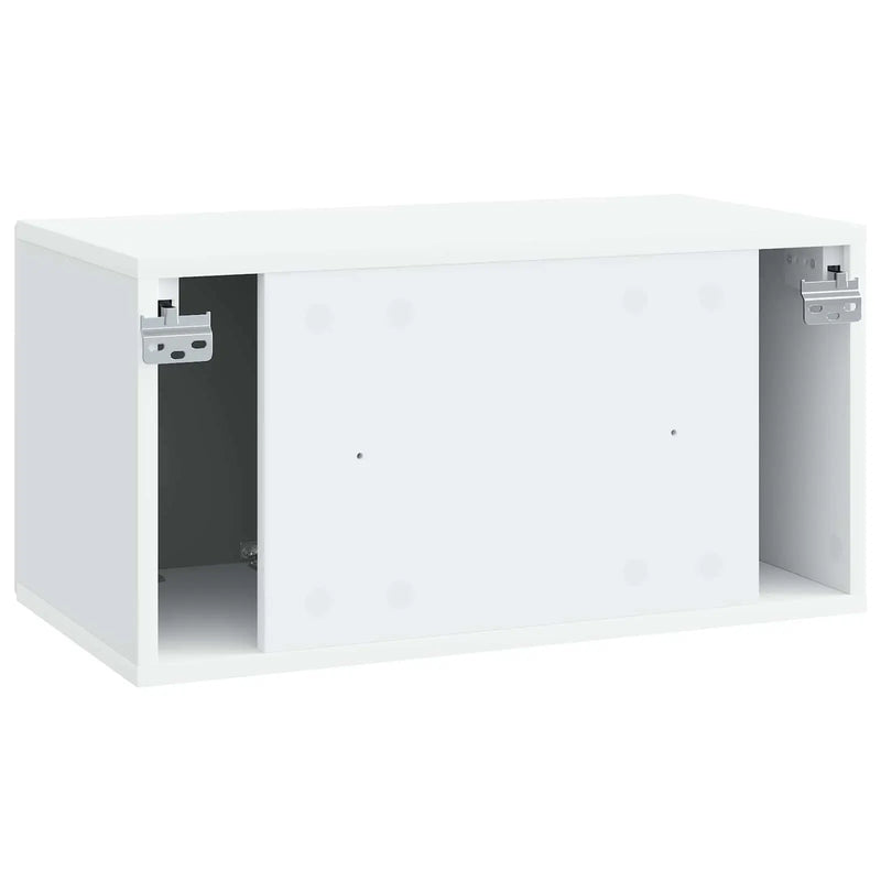 Wall-Mounted TV Cabinet White 59.5 x 31 x 30 cm Engineered Wood