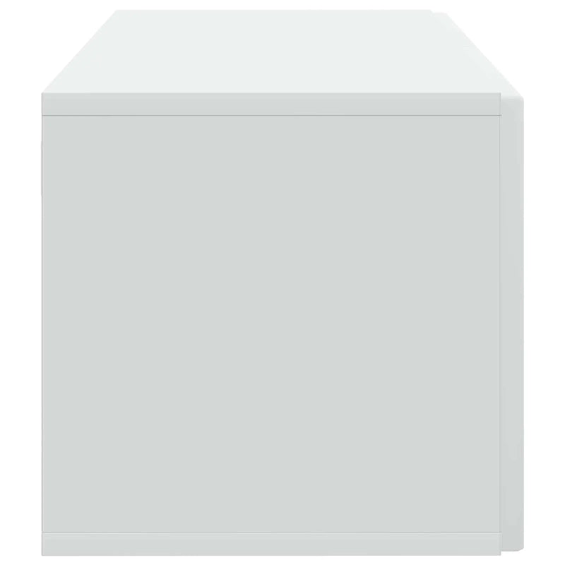 Wall-Mounted TV Cabinet White 59.5 x 31 x 30 cm Engineered Wood