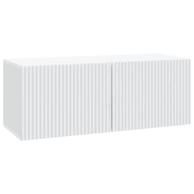 Wall-Mounted TV Cabinet White 78.5 x 31 x 30 cm Engineered Wood