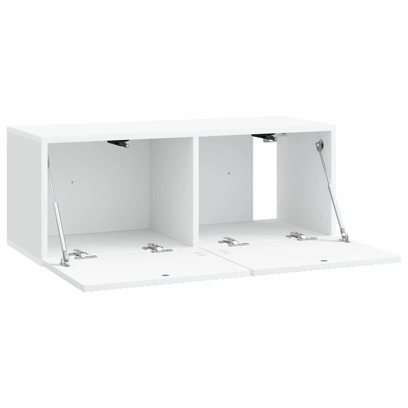 Wall-Mounted TV Cabinet White 78.5 x 31 x 30 cm Engineered Wood