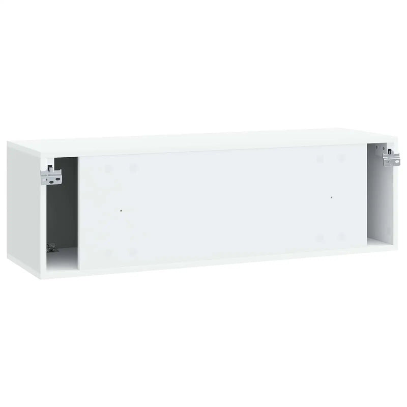 Wall-Mounted TV Cabinet White 98 x 31 x 30 cm Engineered Wood