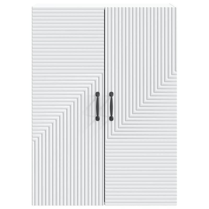 Wall-Mounted Cabinet White 66 x 34.5 x 90 cm Engineered Wood