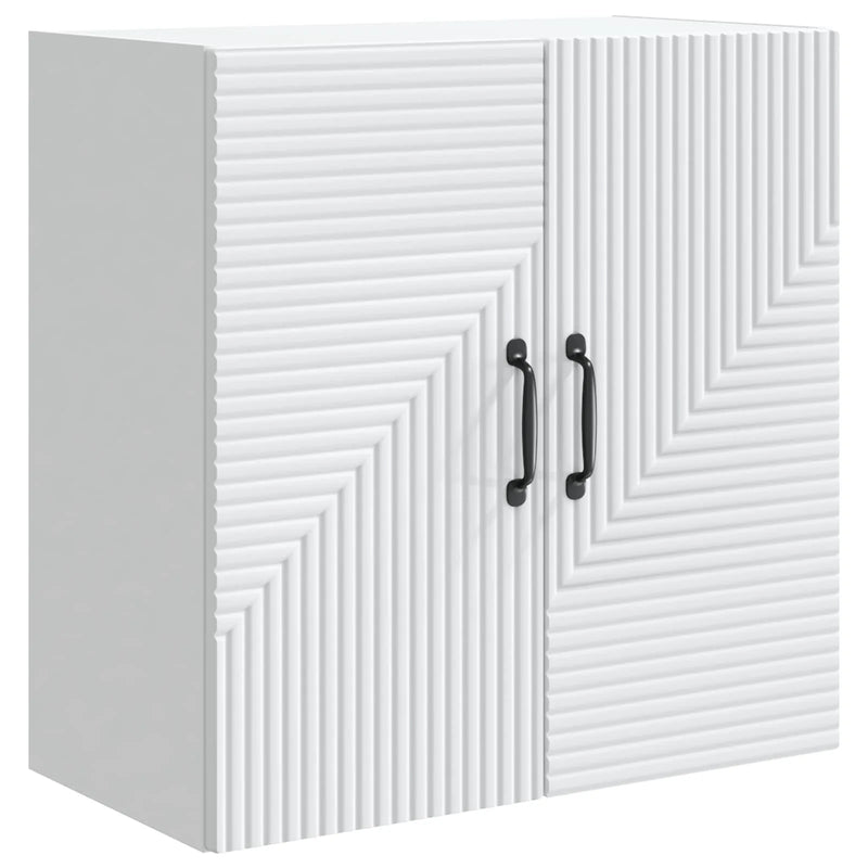 Wall-Mounted Cabinet White 59 x 31 x 60 cm Engineered Wood