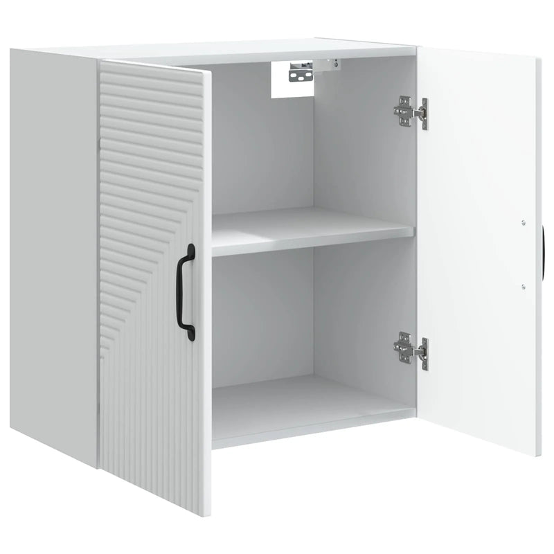 Wall-Mounted Cabinet White 59 x 31 x 60 cm Engineered Wood