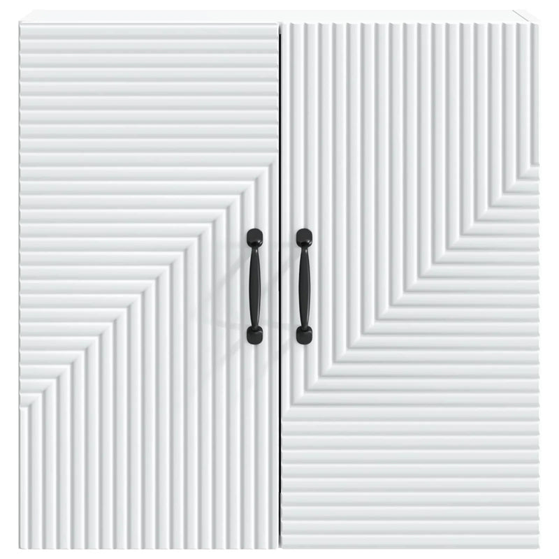 Wall-Mounted Cabinet White 59 x 31 x 60 cm Engineered Wood