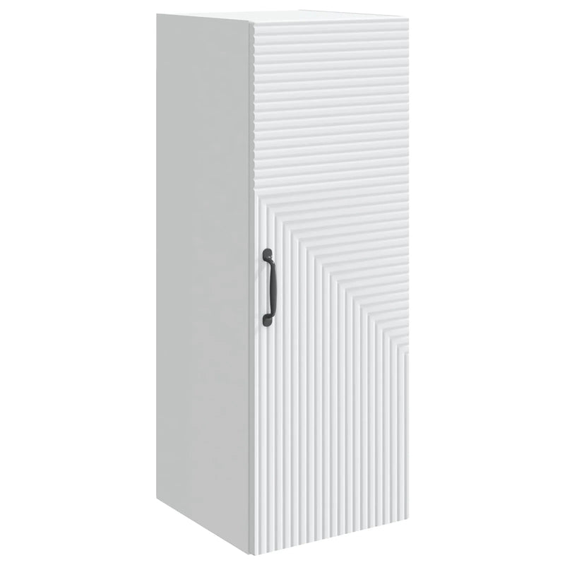 Wall-Mounted Cabinet White 33 x 34.5 x 90 cm Engineered Wood
