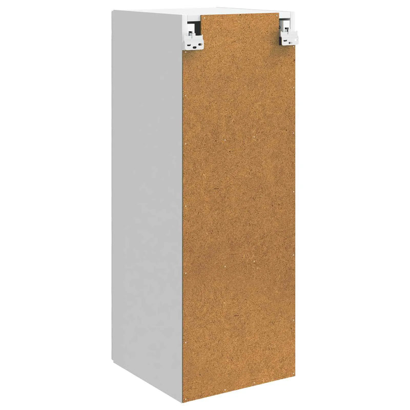 Wall-Mounted Cabinet White 33 x 34.5 x 90 cm Engineered Wood
