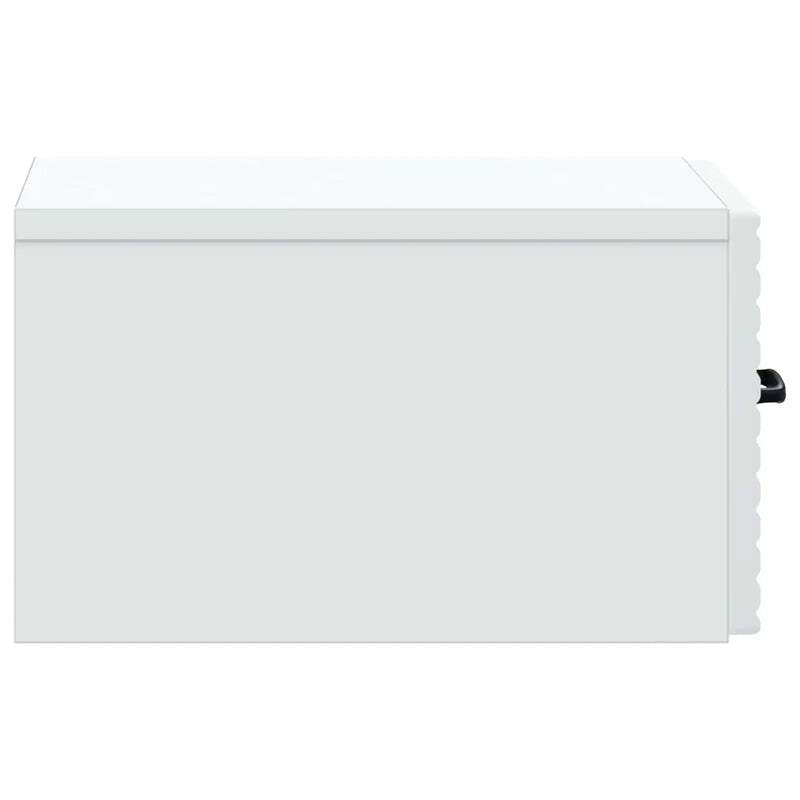Wall-Mounted Bedside Cabinet White 34.5 x 33 x 20 cm