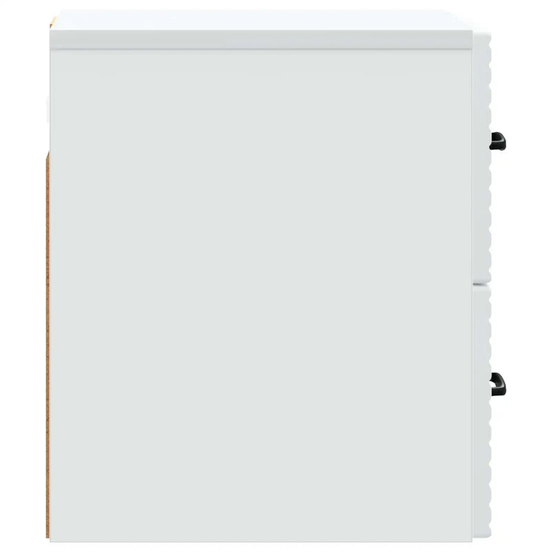 Wall-Mounted Bedside Cabinet White 34.5 x 33 x 40 cm