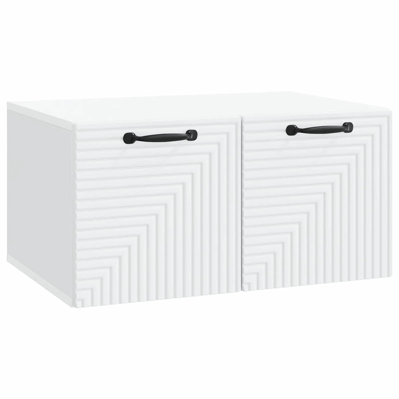 Wall-Mounted TV Cabinet White 59.5 x 41 x 30 cm Engineered Wood