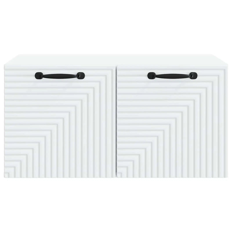 Wall-Mounted TV Cabinet White 59.5 x 41 x 30 cm Engineered Wood