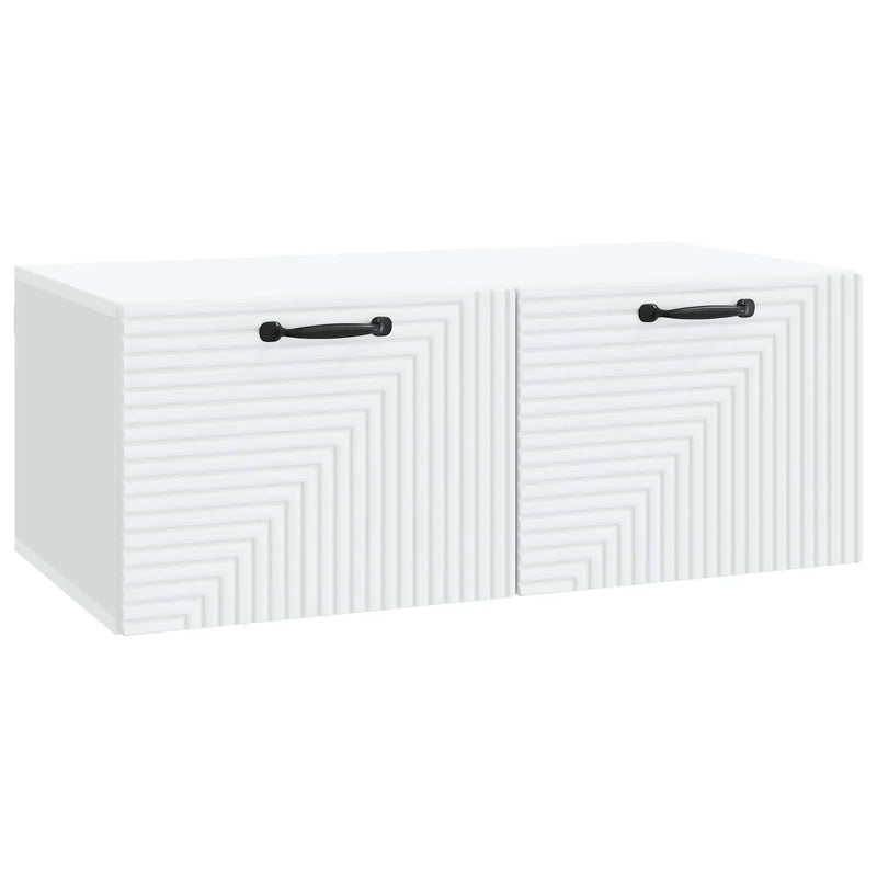 Wall-Mounted TV Cabinet White 78.5 x 41 x 30 cm Engineered Wood