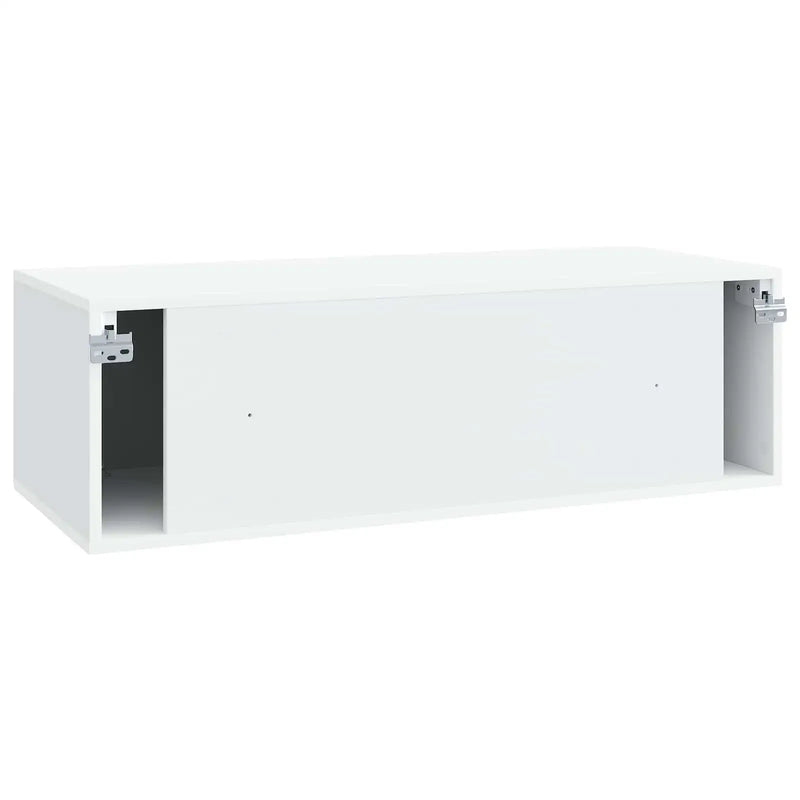 Wall-Mounted TV Cabinet White 98 x 41 x 30 cm Engineered Wood
