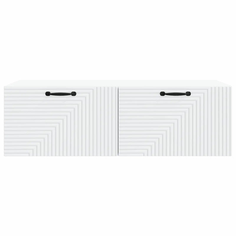 Wall-Mounted TV Cabinet White 98 x 41 x 30 cm Engineered Wood