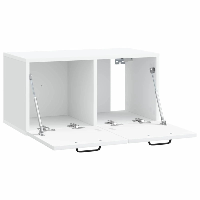 Wall-Mounted TV Cabinet White 59.5 x 31 x 30 cm Engineered Wood