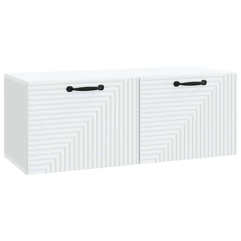 Wall-Mounted TV Cabinet White 78.5 x 31 x 30 cm Engineered Wood