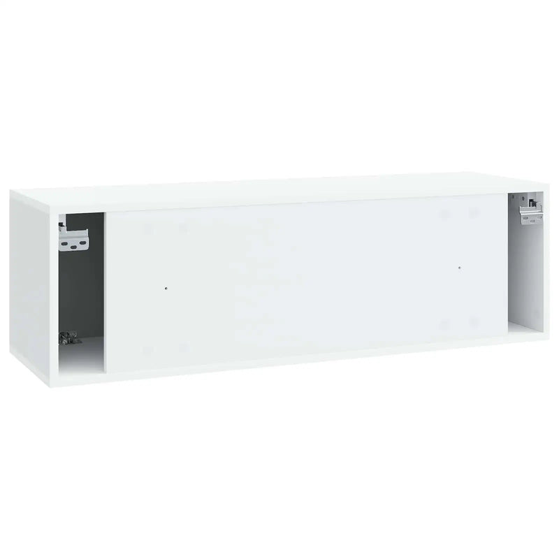 Wall-Mounted TV Cabinet White 98 x 31 x 30 cm Engineered Wood