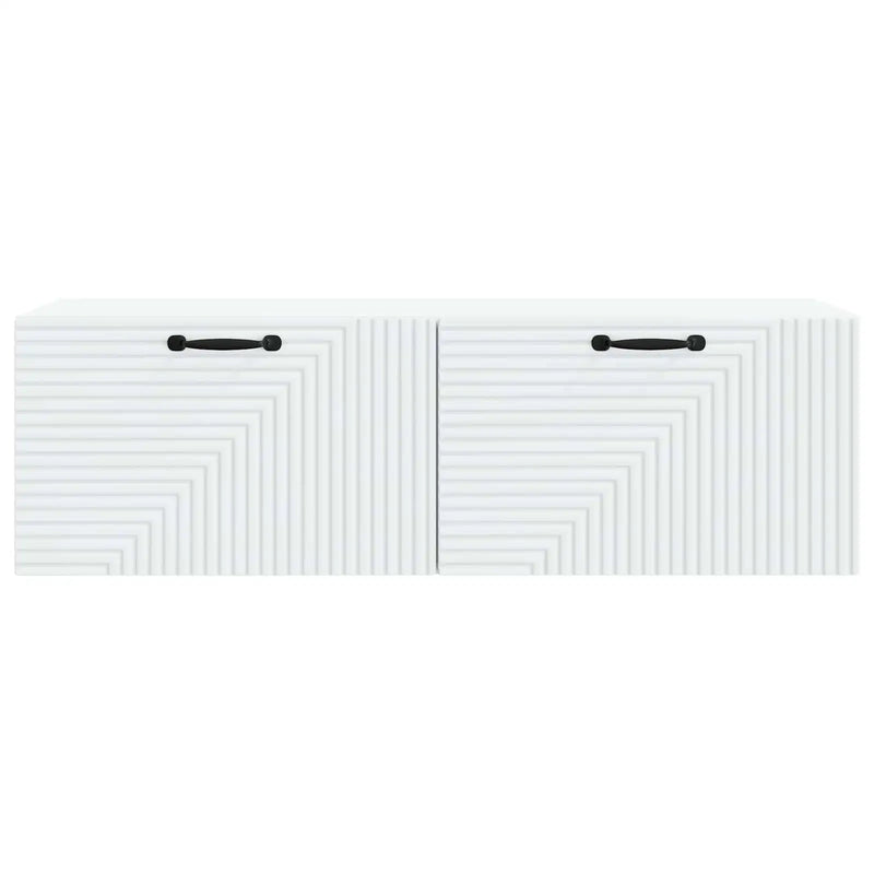 Wall-Mounted TV Cabinet White 98 x 31 x 30 cm Engineered Wood
