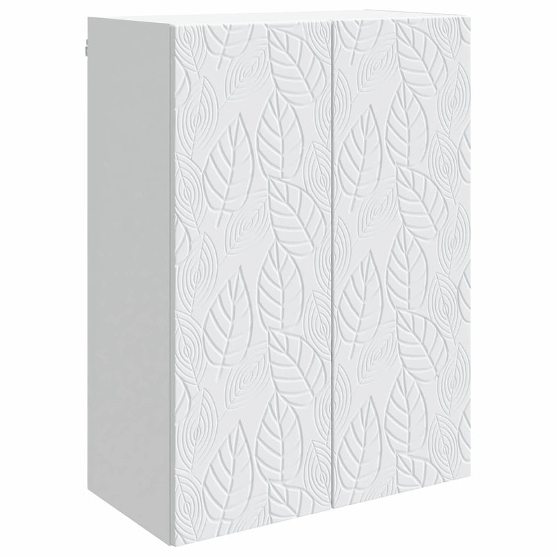 Wall-Mounted Cabinet White 66 x 34.5 x 90 cm Engineered Wood