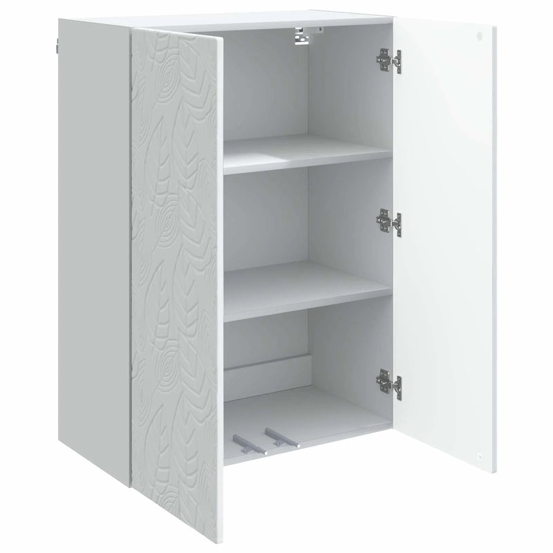 Wall-Mounted Cabinet White 66 x 34.5 x 90 cm Engineered Wood