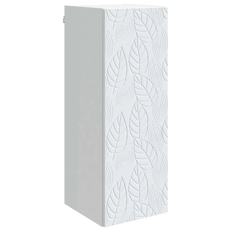 Wall-Mounted Cabinet White 33 x 34.5 x 90 cm Engineered Wood