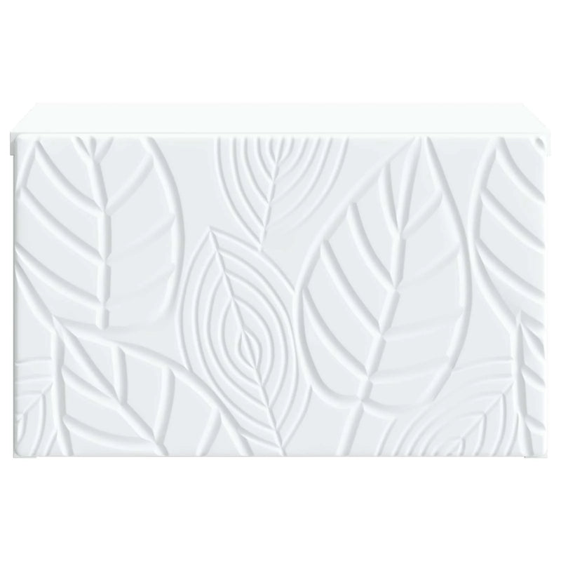 Wall-Mounted Bedside Cabinet White 49 x 34.5 x 20 cm