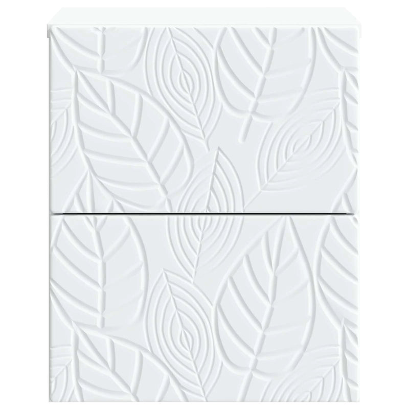 Wall-Mounted Bedside Cabinet White 34.5 x 33 x 40 cm