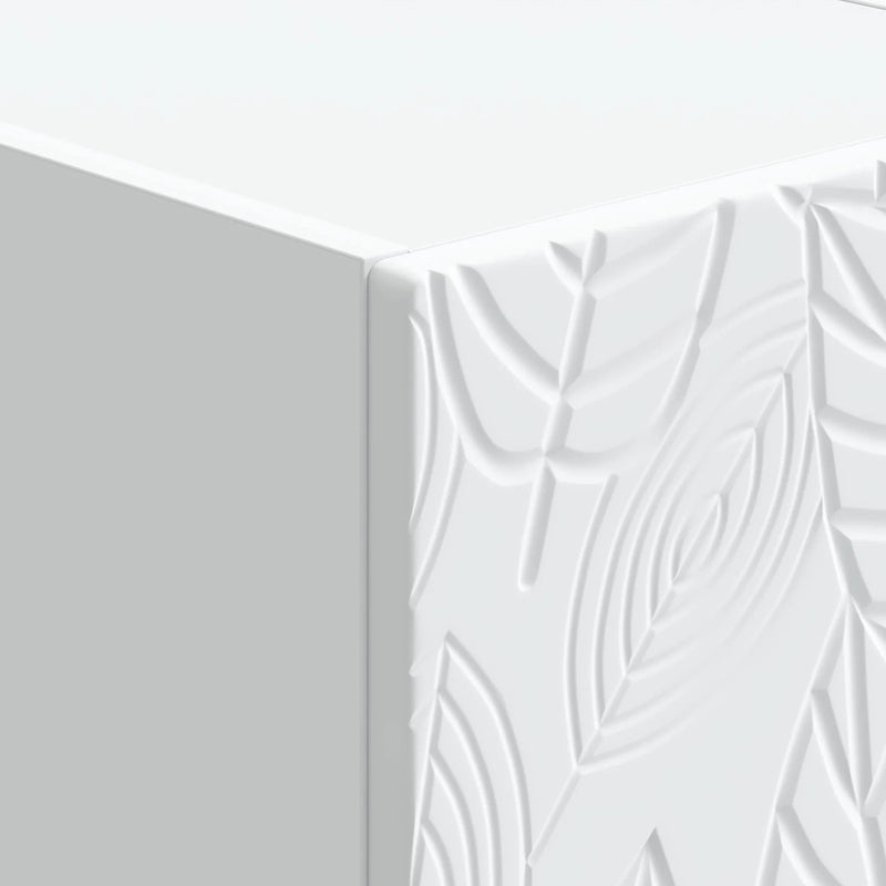 Wall-Mounted Side Table White 59 x 34.5 x 17 cm Engineered Wood
