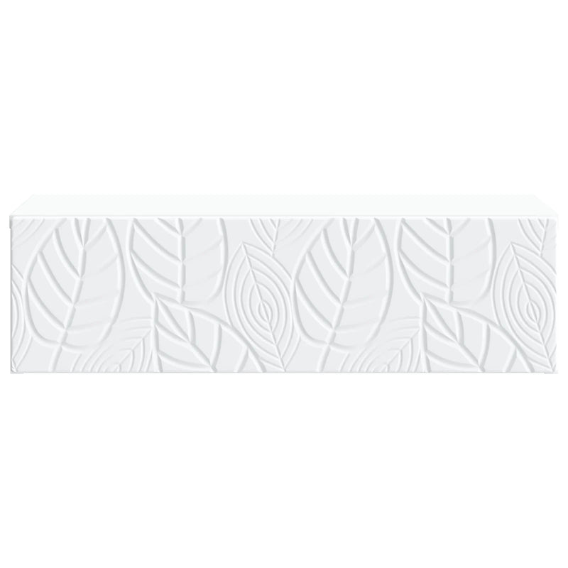 Wall-Mounted Side Table White 87.5 x 34.5 x 17 cm