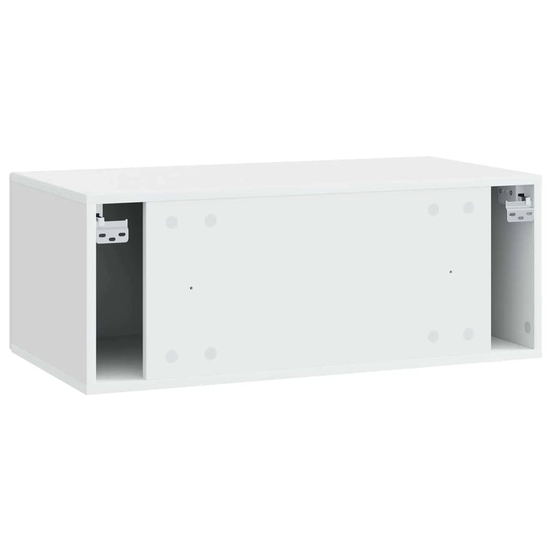 Wall-Mounted TV Cabinet 59.5 x 41 x 30 cm White Engineered Wood