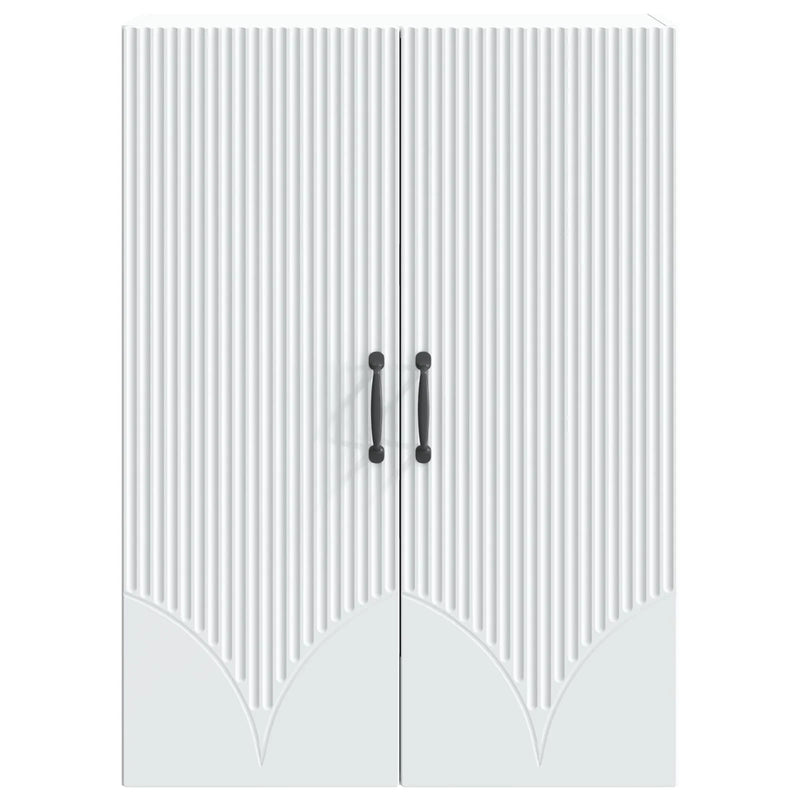 Wall-Mounted Cabinet White 66 x 34.5 x 90 cm Engineered Wood