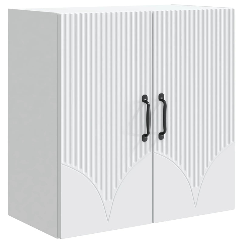 Wall-Mounted Cabinet White 59 x 31 x 60 cm Engineered Wood