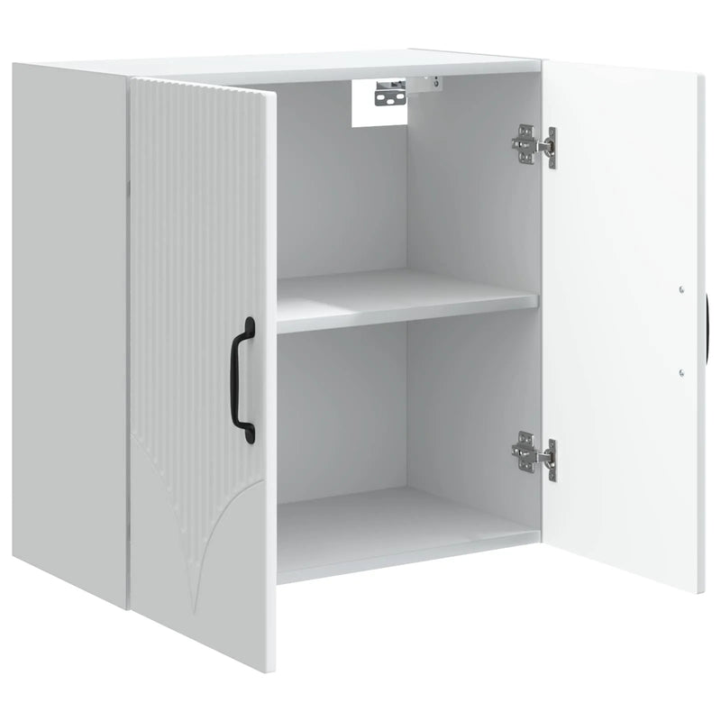 Wall-Mounted Cabinet White 59 x 31 x 60 cm Engineered Wood