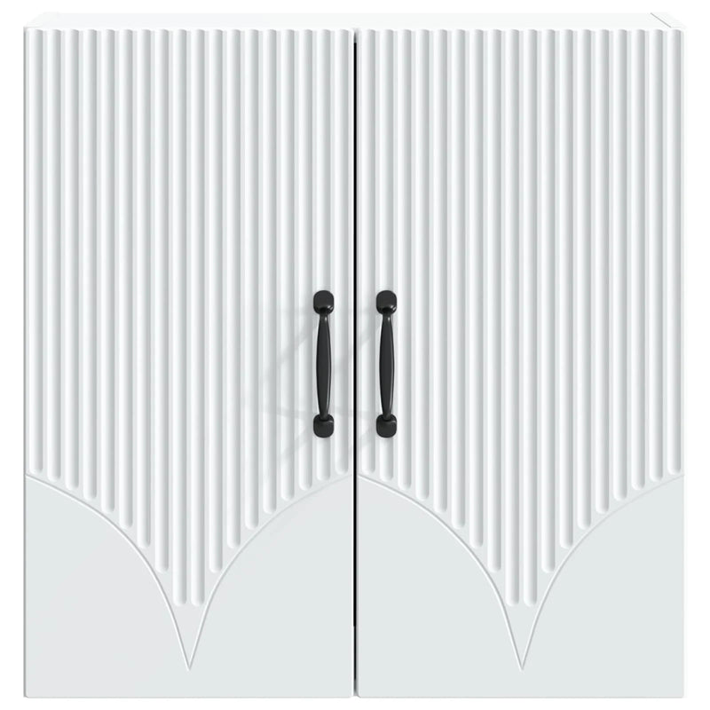 Wall-Mounted Cabinet White 59 x 31 x 60 cm Engineered Wood