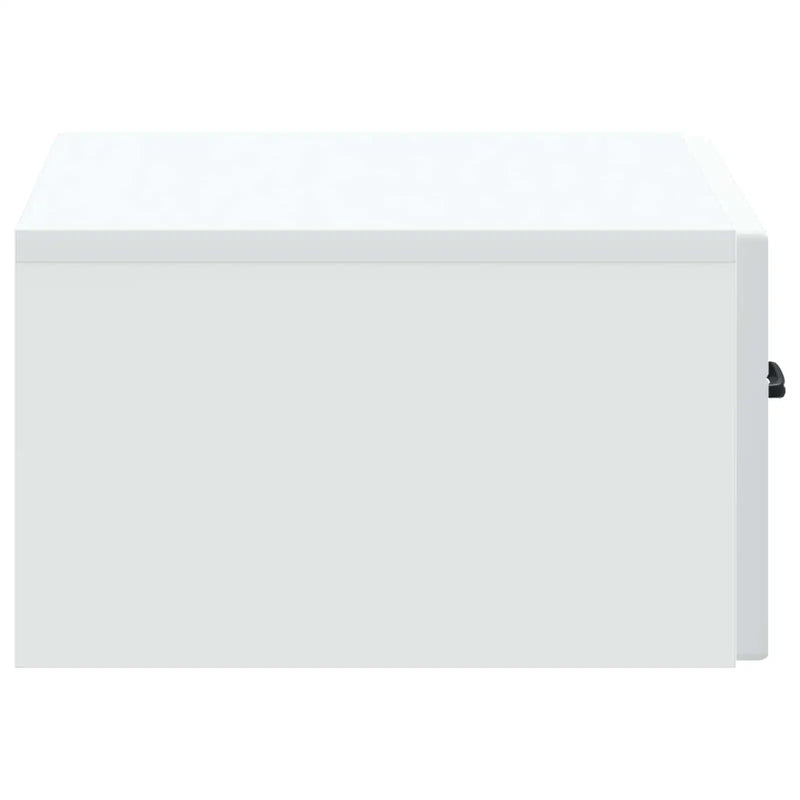 Wall-Mounted Bedside Cabinet White 49 x 34.5 x 20 cm