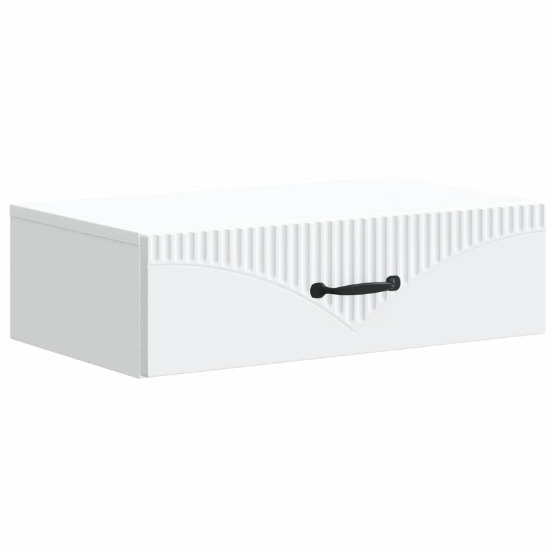 Wall-Mounted Side Table White 59 x 34.5 x 17 cm Engineered Wood