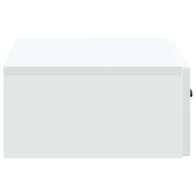 Wall-Mounted Side Table White 59 x 34.5 x 17 cm Engineered Wood