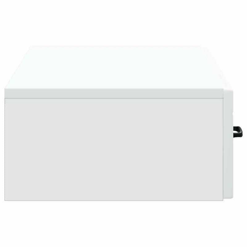Wall-Mounted Side Table Wall-mounted White 87.5 x 34.5 x 17 cm