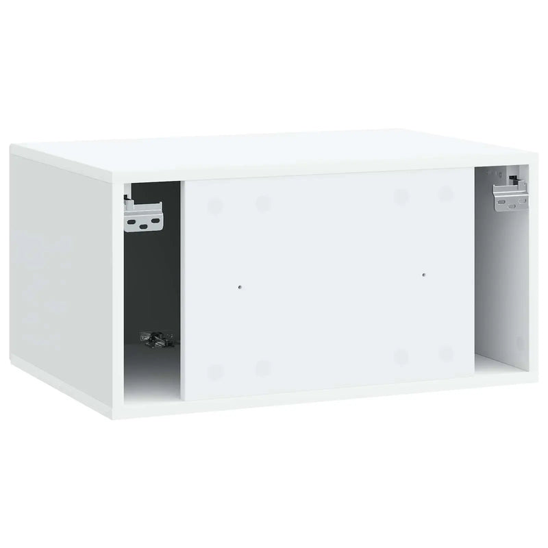 Wall-Mounted TV Cabinet White 59.5 x 41 x 30 cm Engineered Wood