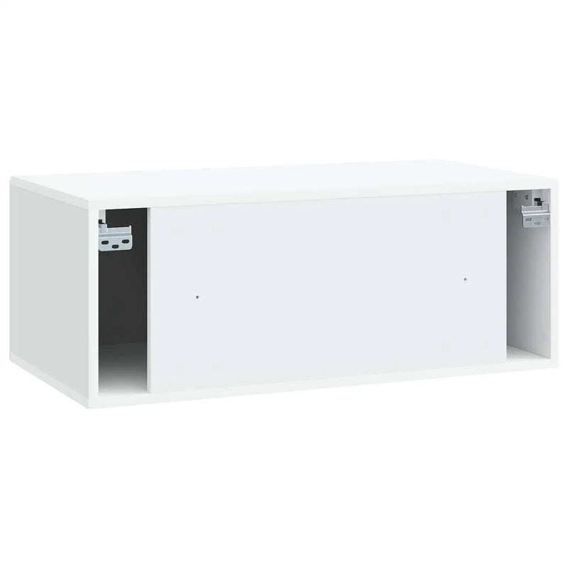 Wall-Mounted TV Cabinet White 78.5 x 41 x 30 cm Engineered Wood