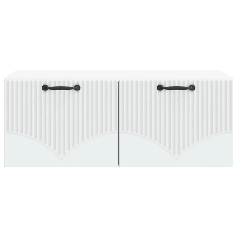 Wall-Mounted TV Cabinet White 78.5 x 41 x 30 cm Engineered Wood